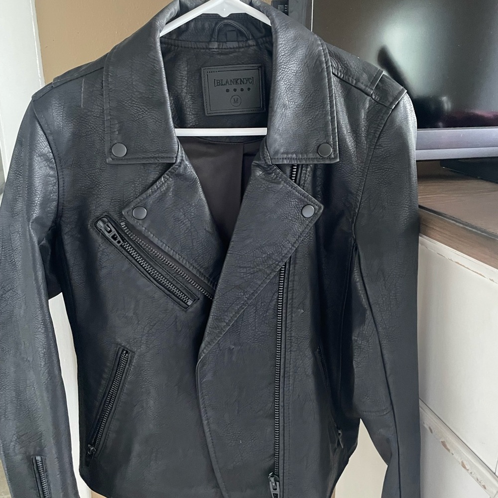 Black Faux Leather Jacket